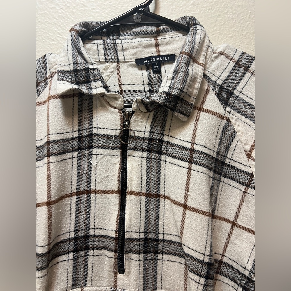 Plaid crop top